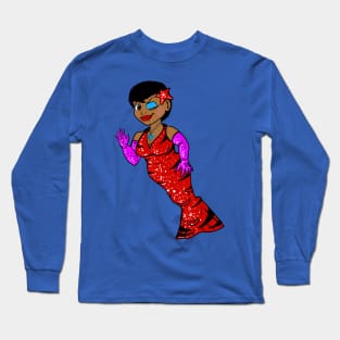 Marjorie the Mystic as a Mermaid Long Sleeve T-Shirt